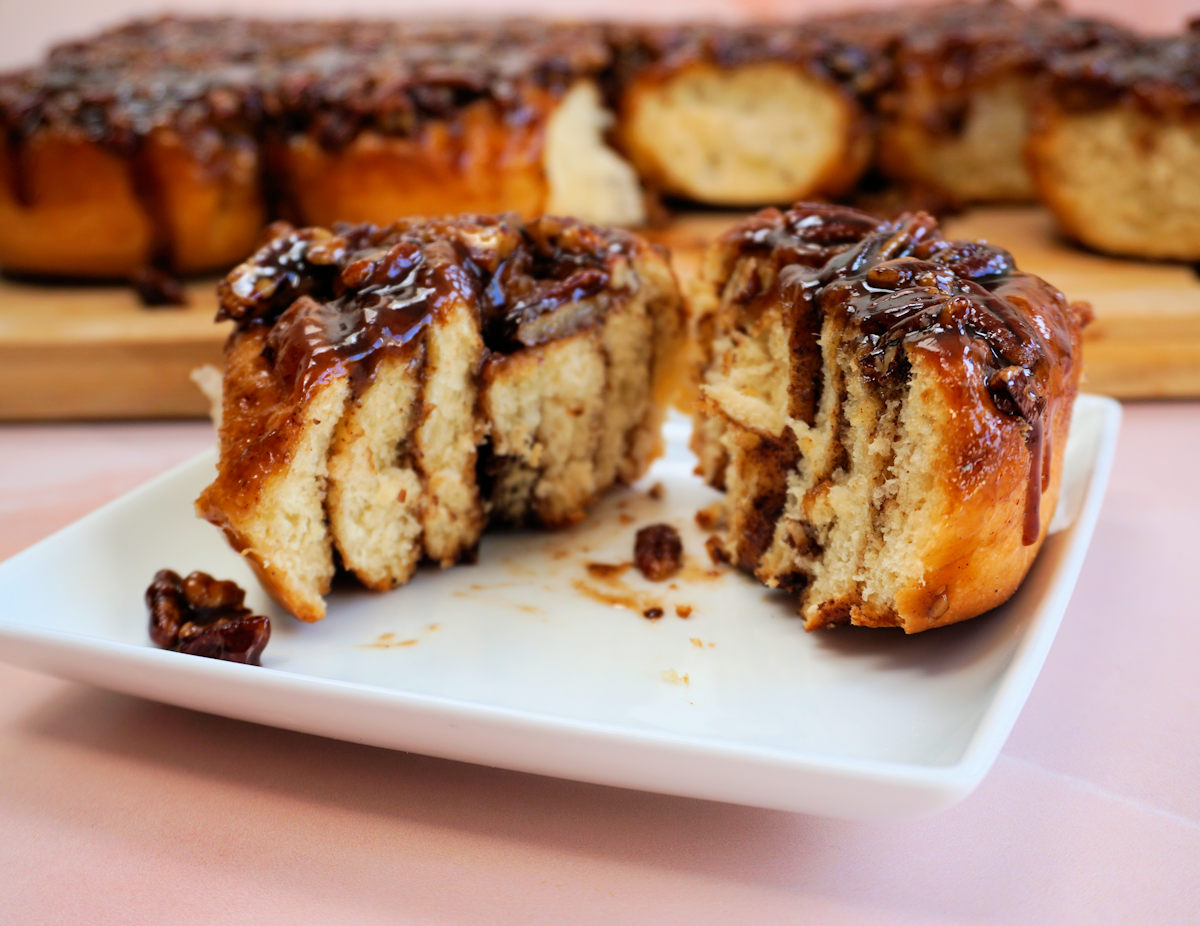 Maple And Pecan Sticky Buns Recipe Cuisine Fiend 